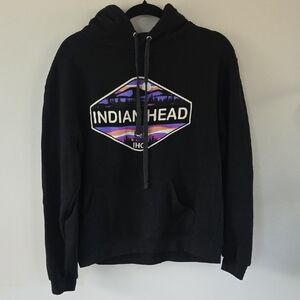 Black Indian Head Hoodie